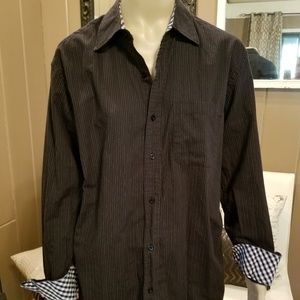 BOGARI - sexy long sleeve dress shirt M